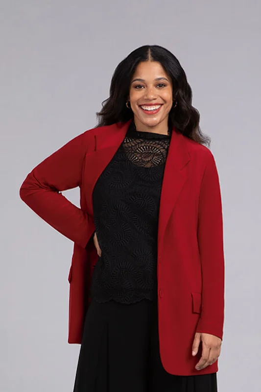 Women’s clothing that combines comfort and style   The Blazer | Red