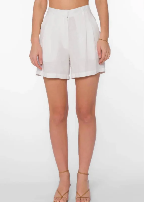 Fashion pieces that complement every woman’s style   Kaia Shorts In White