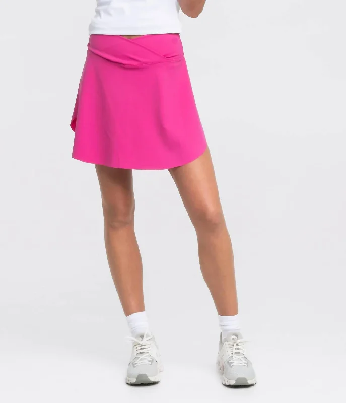 Bold, confident, and stylish women’s clothing   Your Serve Tennis Skort In Vivid Rose