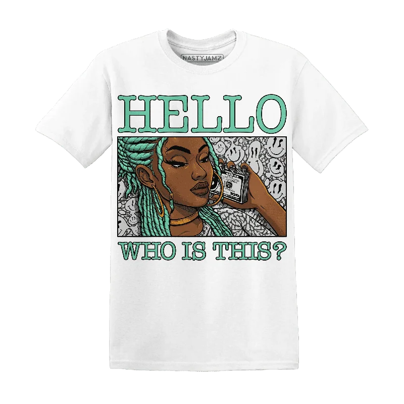 NastyJamz Green Glow 3s T Shirt Match Hello Girl