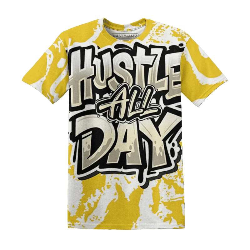 NastyJamz Vivid Sulfur 4s T Shirt Match Hustle All Day 3D