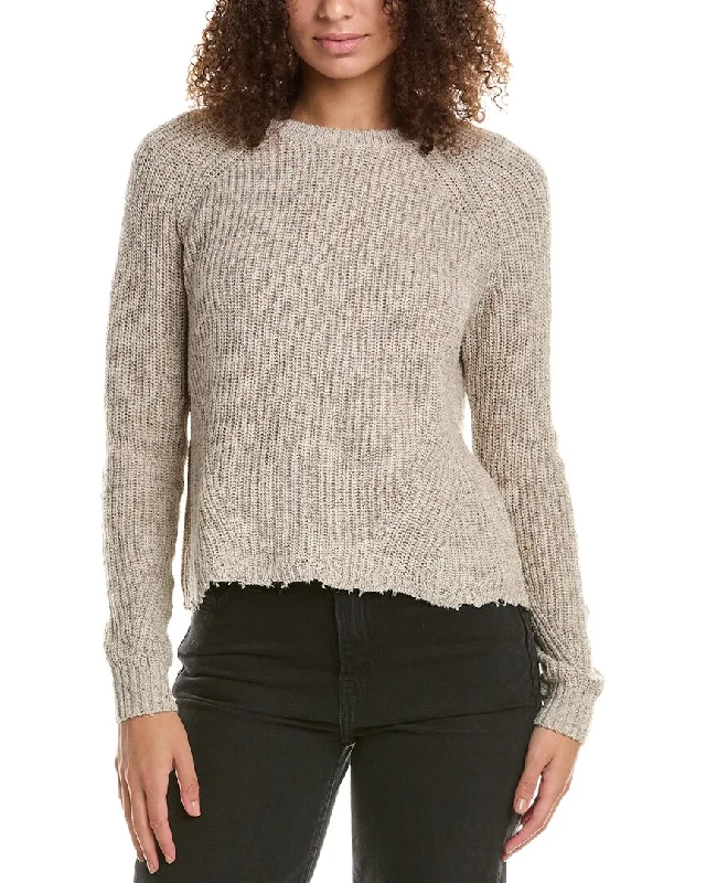 Confidence-boosting clothing for women   Autumn Cashmere Distressed Wool & Silk-Blend Sweater