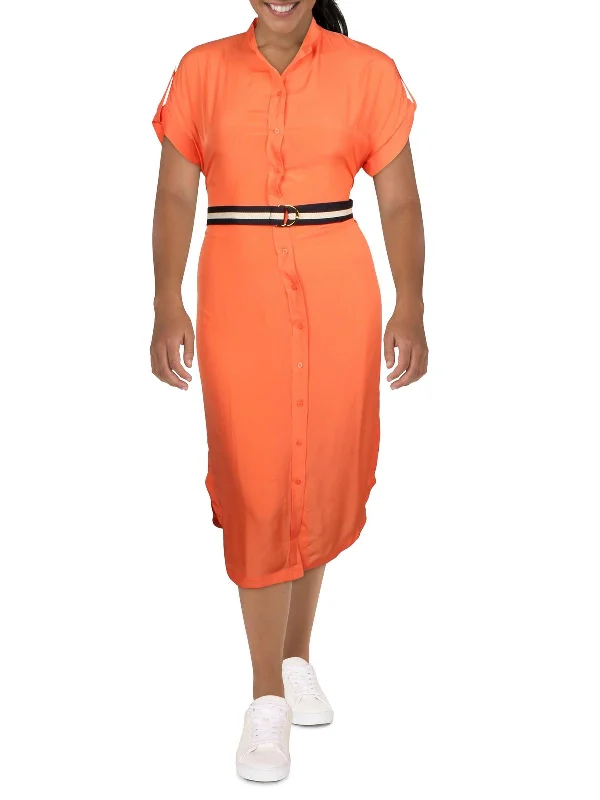 Fashion-forward women’s clothing on a budget   Womens Crepe Dolman Shirtdress