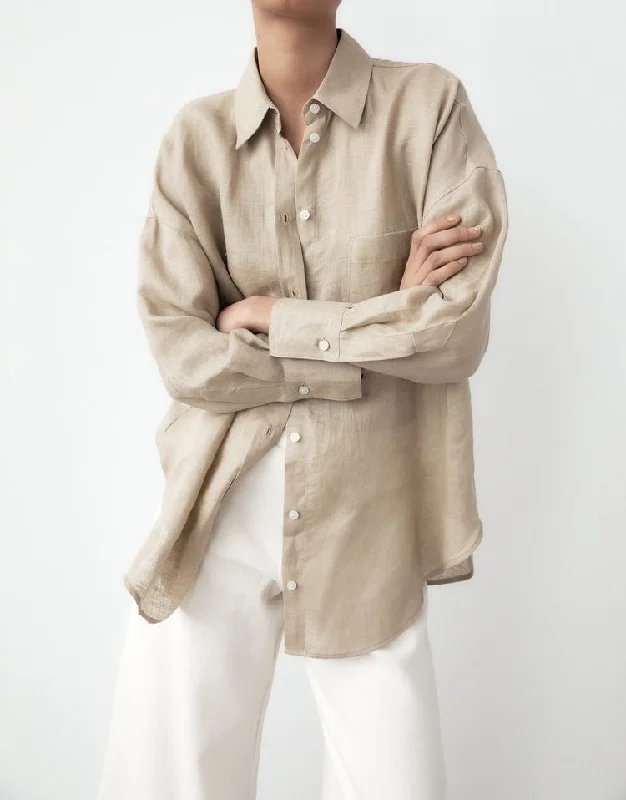 Modern fashion pieces designed for all women   Carla Linen Shirt