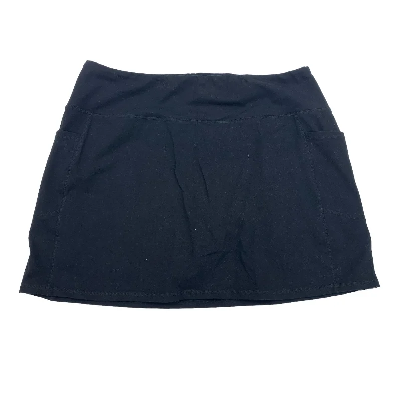 BLACK INTRO ATHLETIC SKORT, Size XL