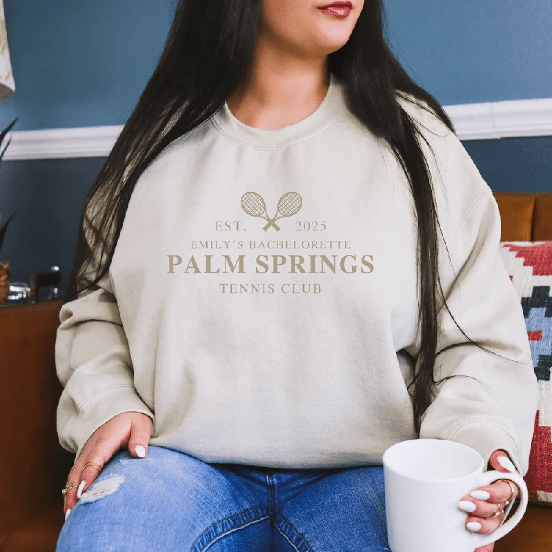 Palm Springs Tennis Club Bachelorette Sweatshirt